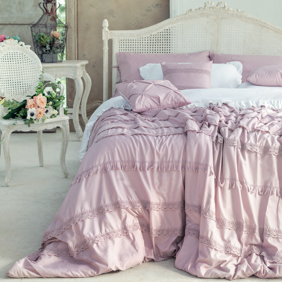 Blanc Mariclo, Trapunte Shabby Chic, Trapuntino Fondoletto, Serie  Vellvet Collection, Stampa Floreale